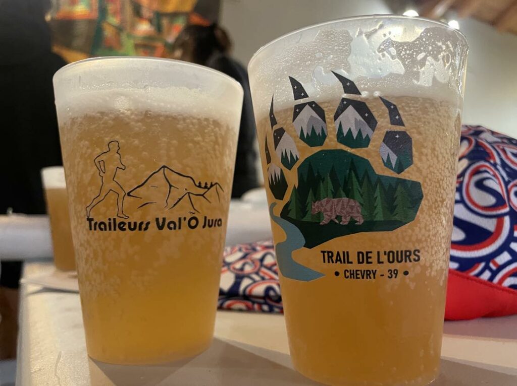 verres trail de l'ours