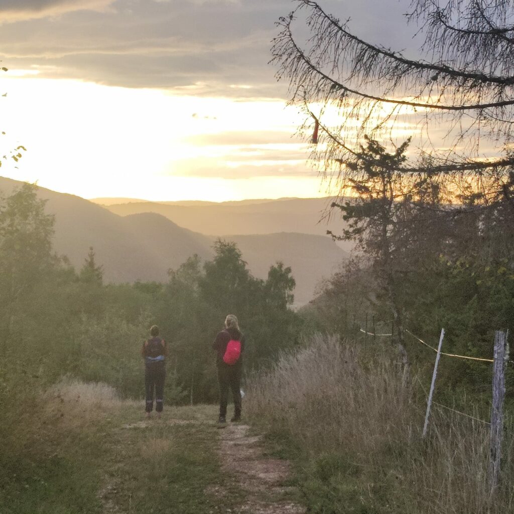 rando coucher de soleil