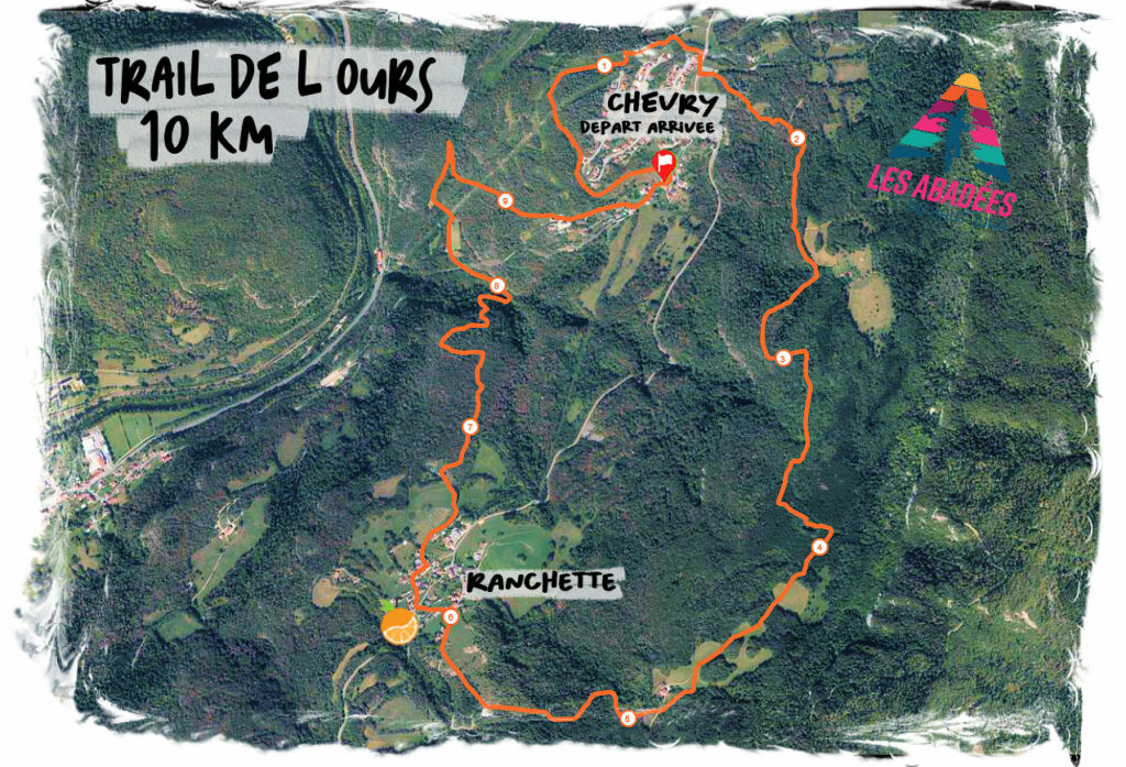 parcours 10k + abadées